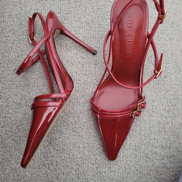 Steve Madden cherry red heels - Picture 2 of 3
